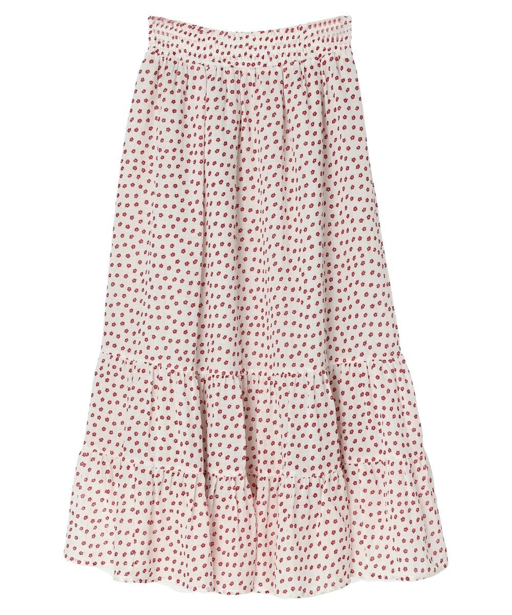 earth music&ecology ちょっとレトロなティアードスカート 