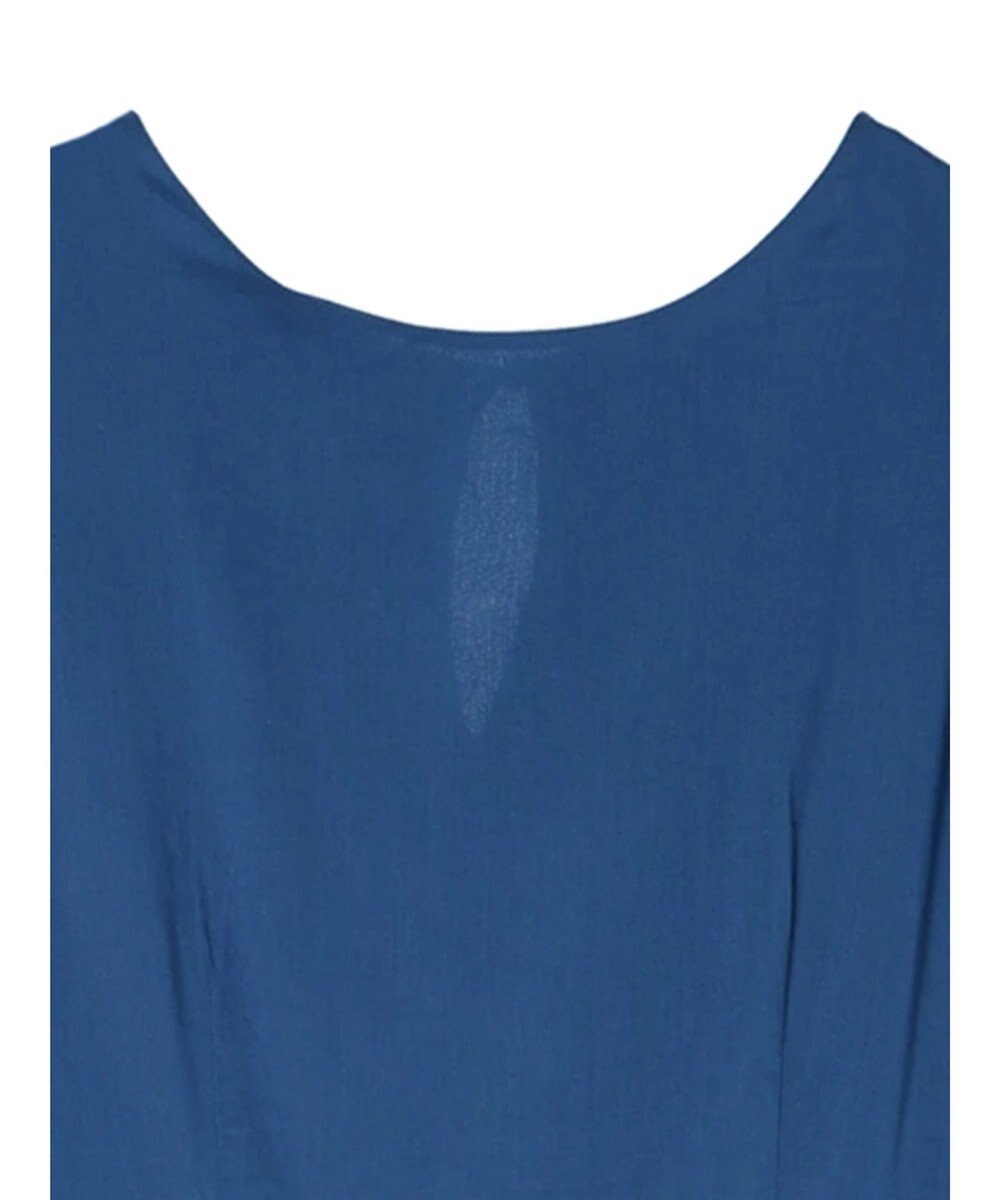 earth music&ecology コットンボイルパフスリーブワンピース 