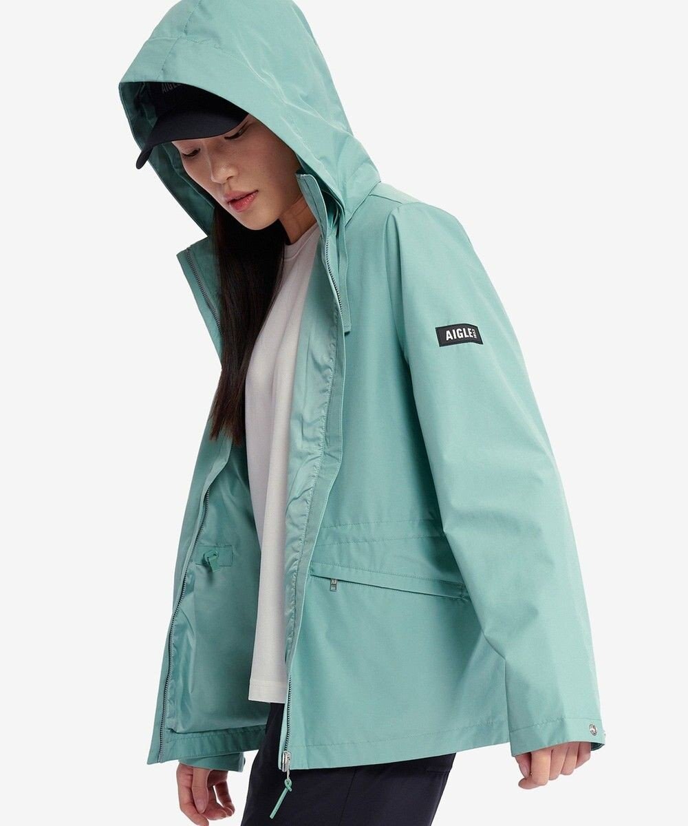 AIGLE GORE-TEX WINDSTOPPER ゴアテックスウインドストッパー 防風 透湿 フーデッドジャケット RP マウンテンパーカー 