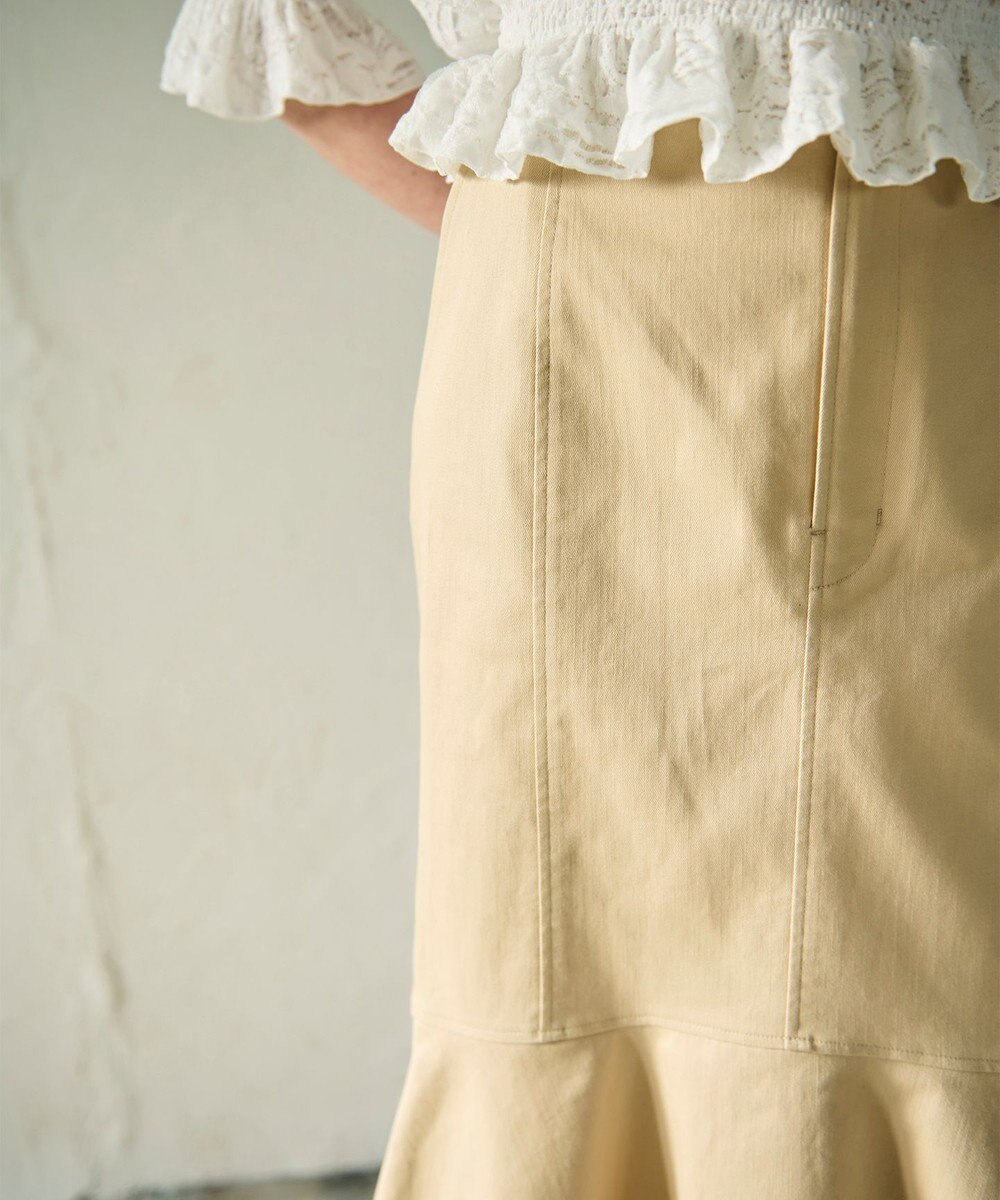 GRACE CONTINENTAL ミディマーメイドスカート 