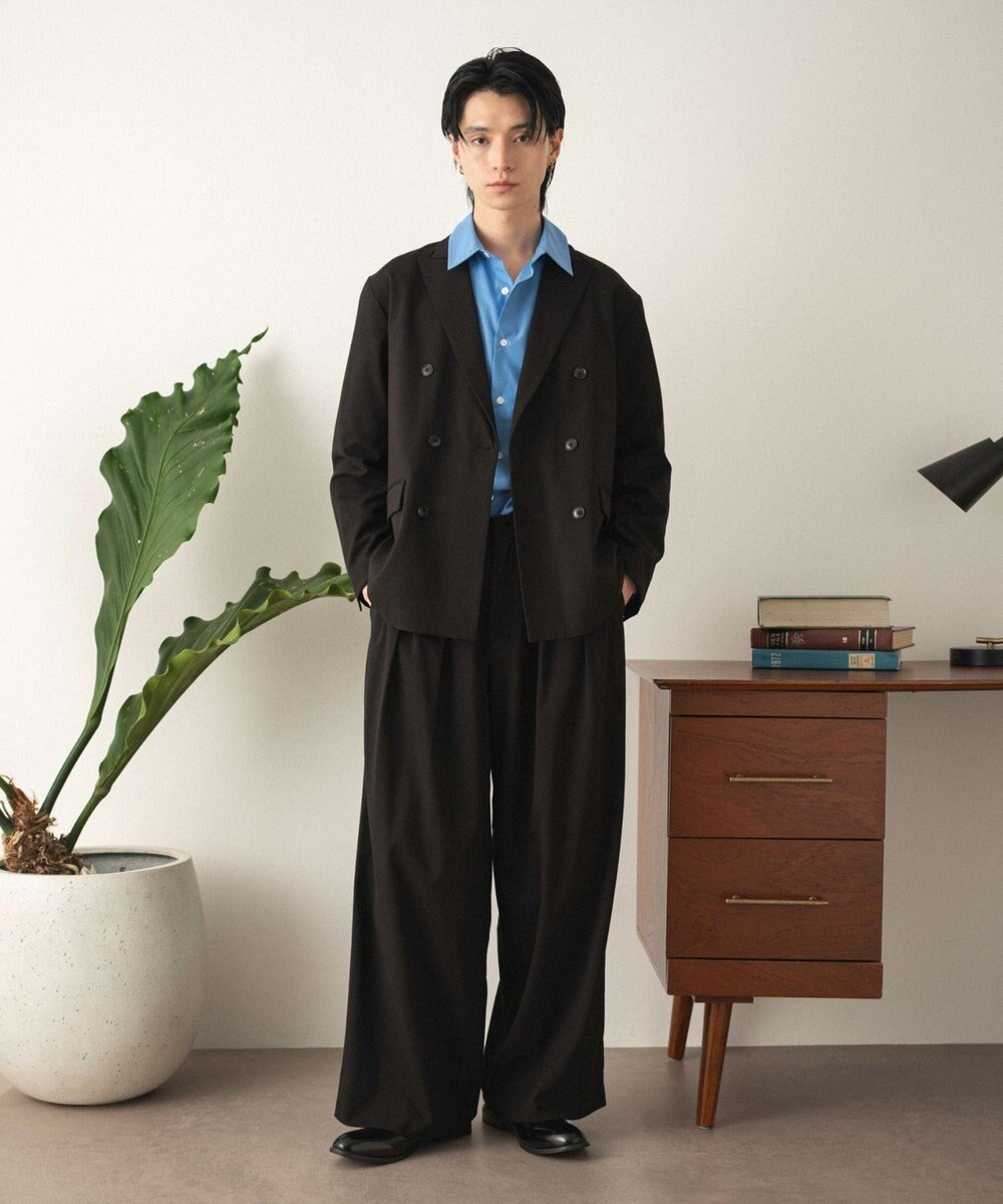 WEGO 【フォーマル/セットアップ対応】ダブルテーラードジャケット 