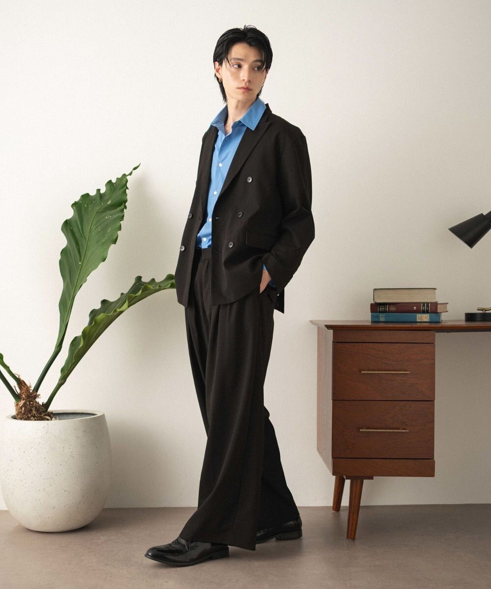 WEGO 【フォーマル/セットアップ対応】ダブルテーラードジャケット 