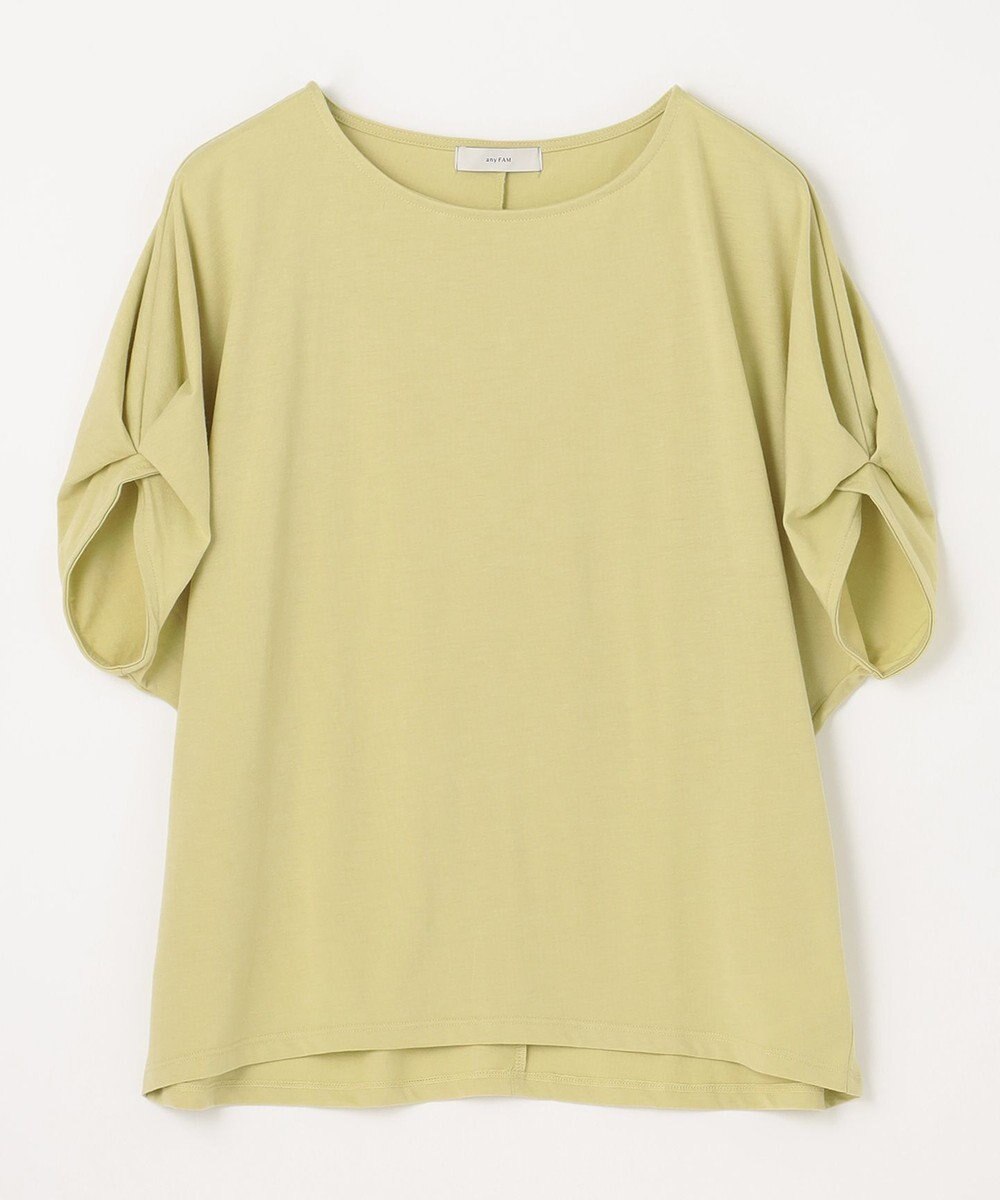 ANY 【接触冷感/UVケア/シワになりにくい】ドルマンスリーブ Tブラウス 