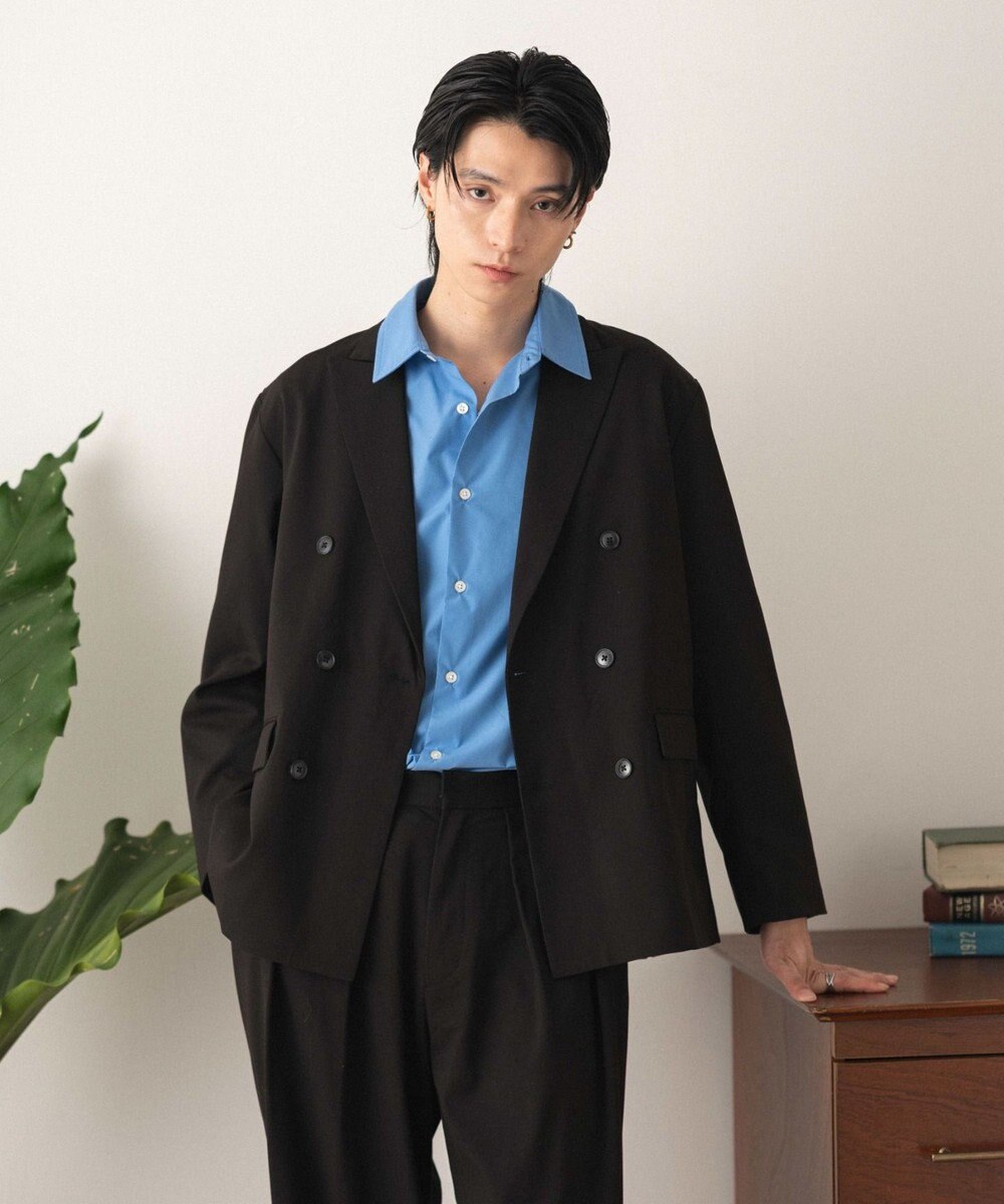 WEGO 【フォーマル/セットアップ対応】ダブルテーラードジャケット 