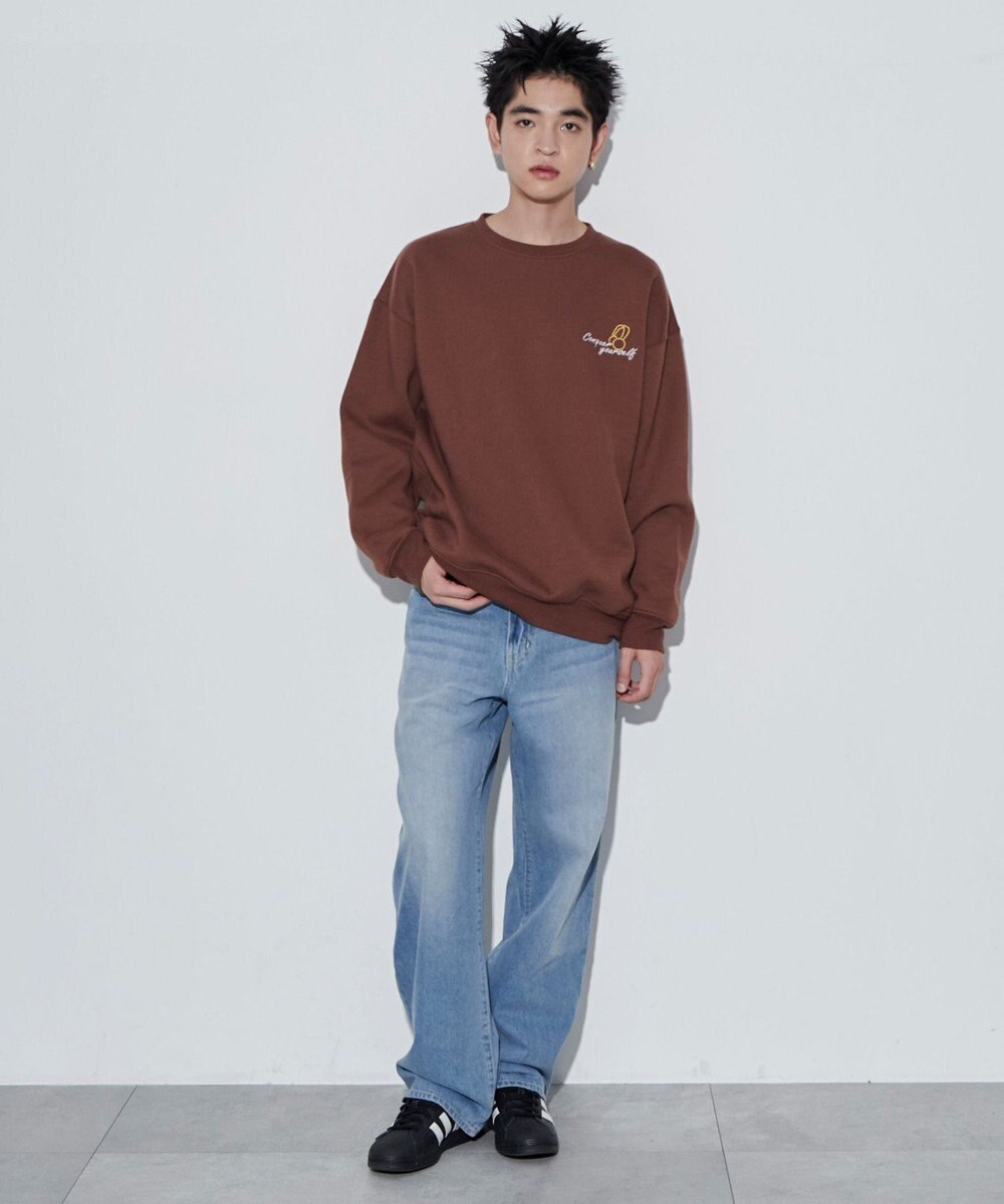 WEGO 【ユニセックス着用ITEM】ガールイラストグラフィックプルオーバー 