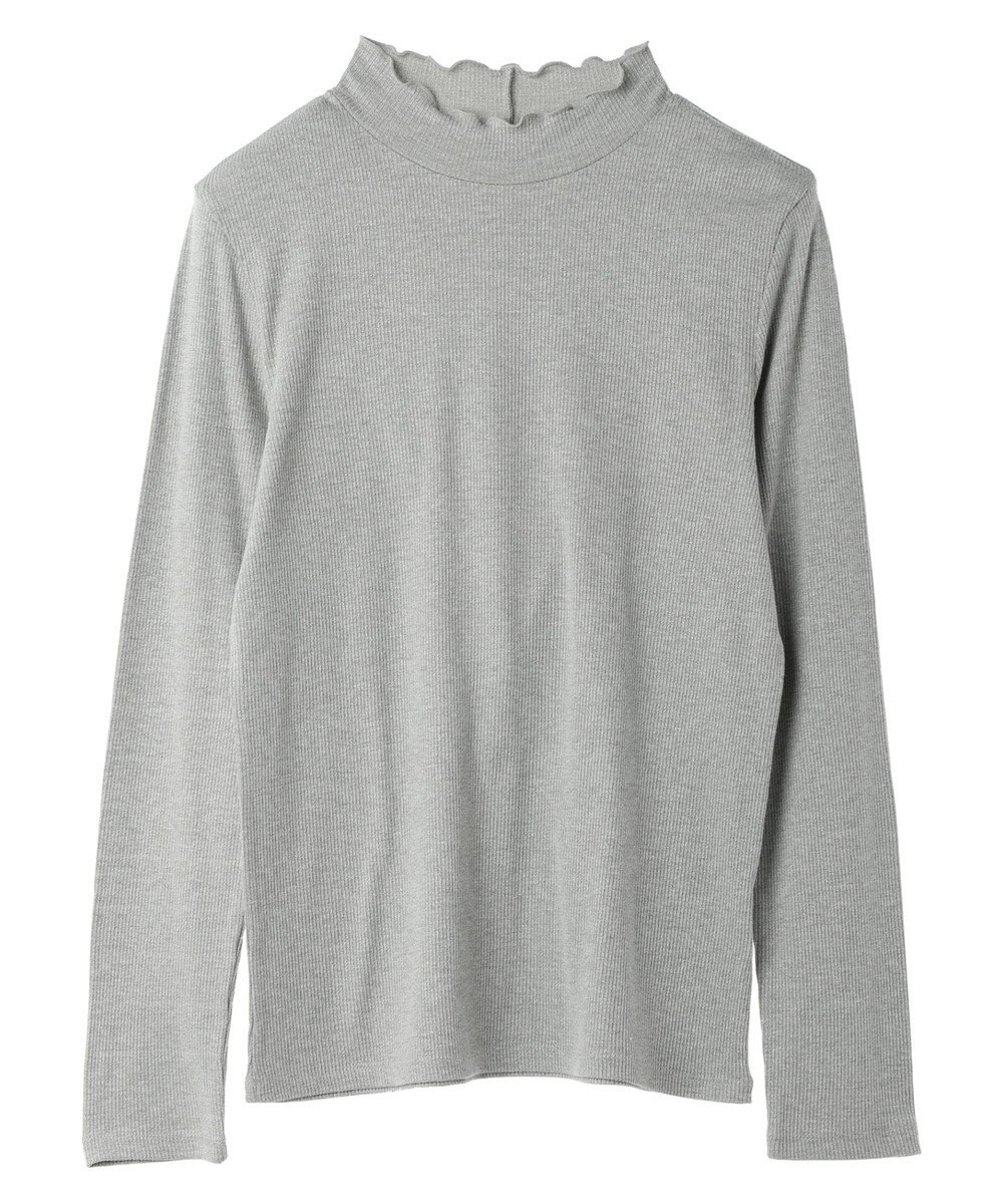 earth music&ecology ラメテレコハイネックプルオーバー 