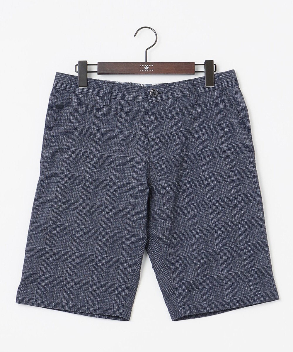 JOSEPH ABBOUD 【イージーケア】ウエストも伸びる！ライトウェーブ ハーフパンツ 