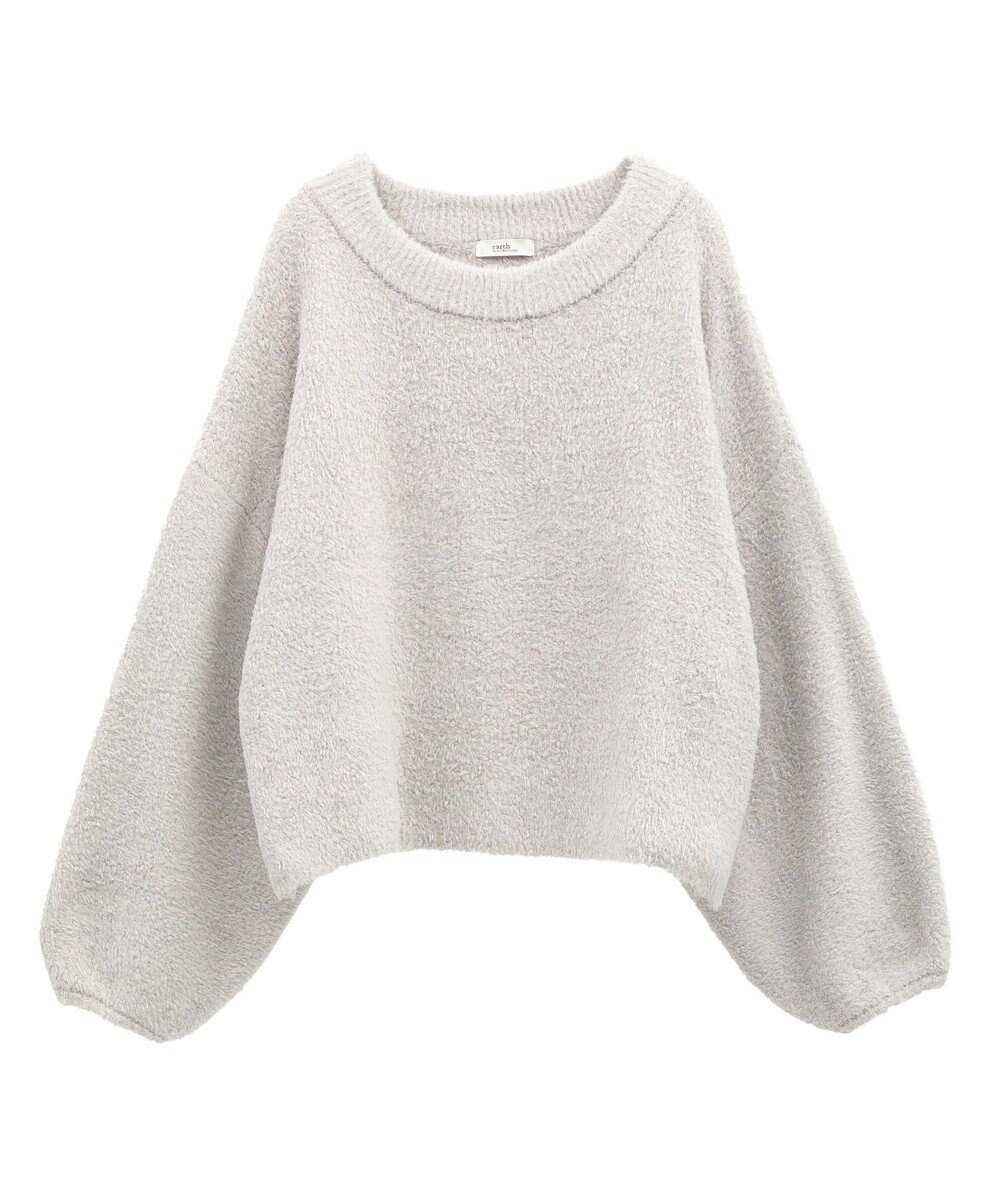 earth music&ecology オフショルフェザーニットプルオーバー 