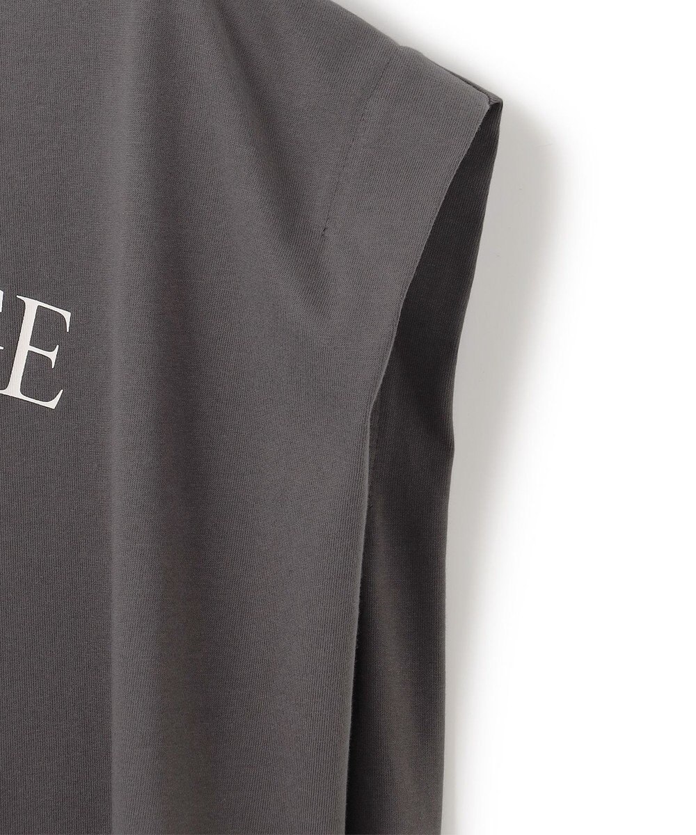 23区 L 【接触冷感/洗える】BON-PRESAGE ロゴ フレンチスリーブ Tシャツ 