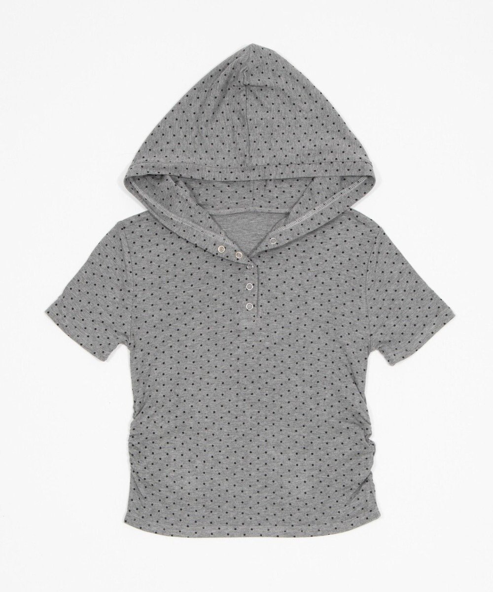 WEGO ヘンリーネックフードT 