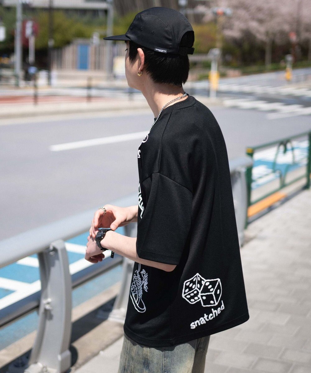 WEGO アクセ付きラフガキグラフィックT（SS） 