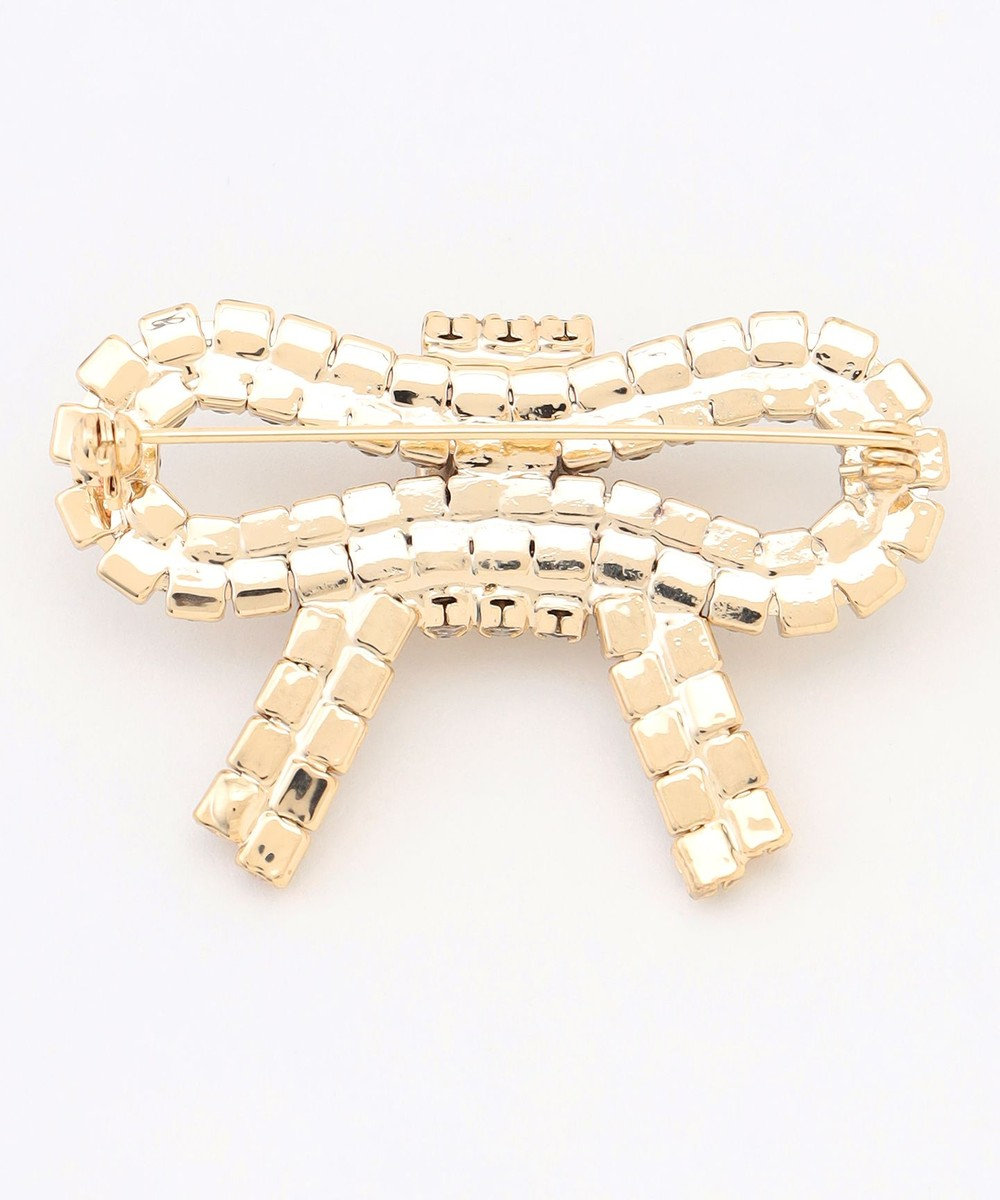 組曲 【好評につき追加販売】リボンビジューブローチ 