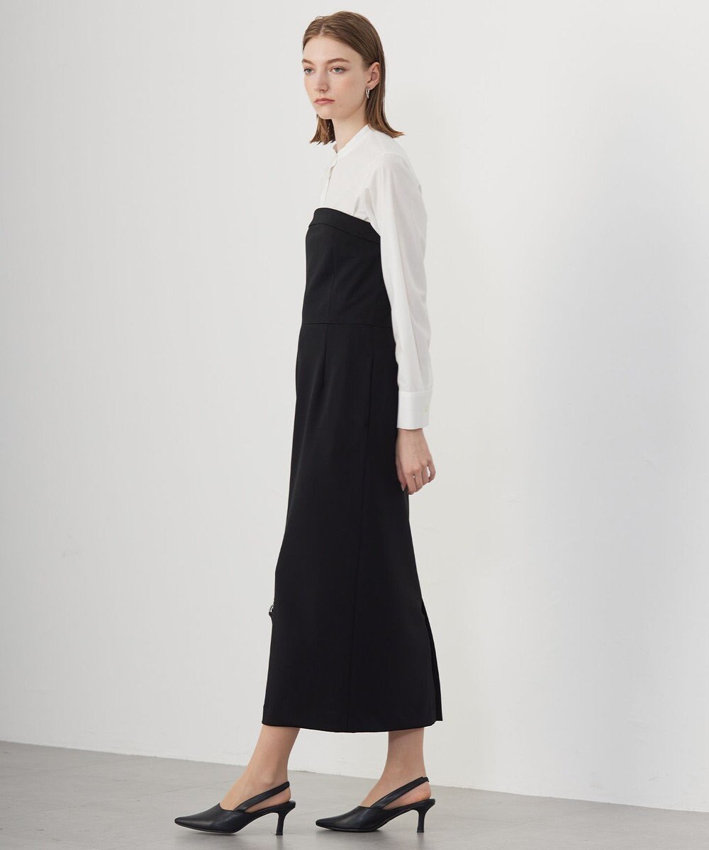 ICB 【洗える】ミリオーネダンボールニット ベアトップワンピース 