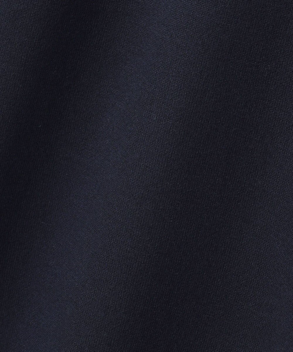 UNFILO L フリルトリミング ニットワンピース 