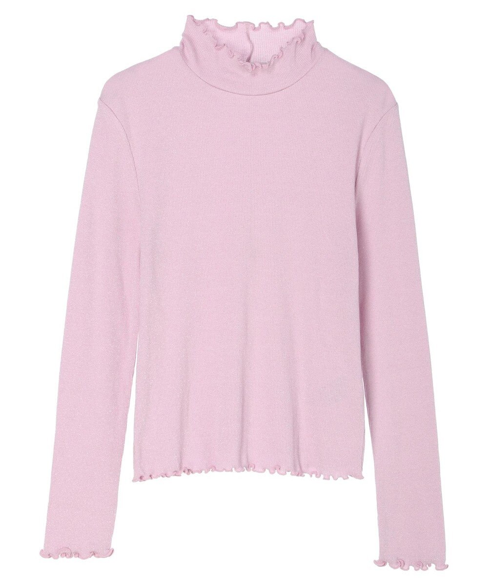 earth music&ecology ラメハイネックプルオーバー 