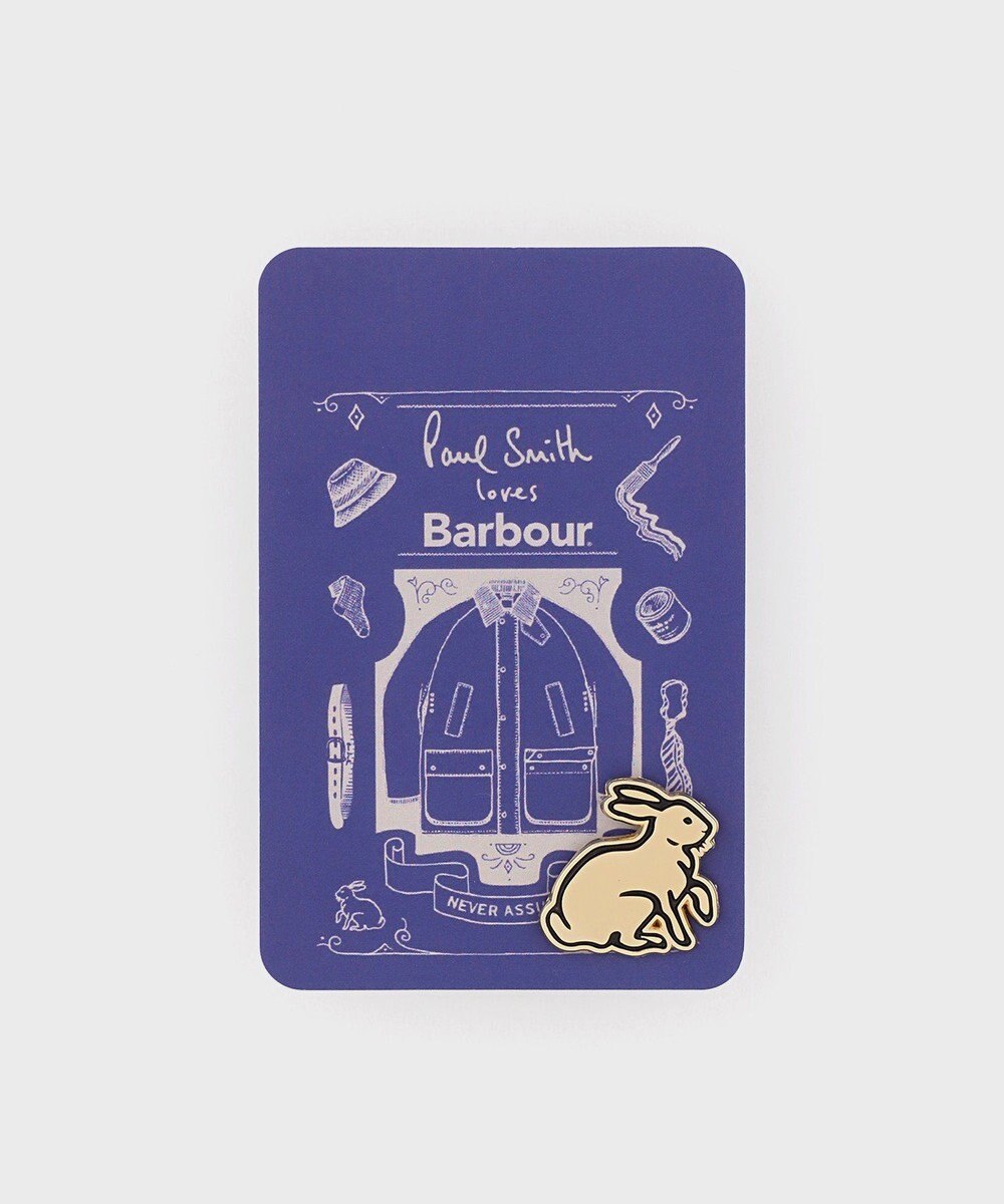 Paul Smith Paul Smith Loves Barbour Rabbit ピンバッジ 
