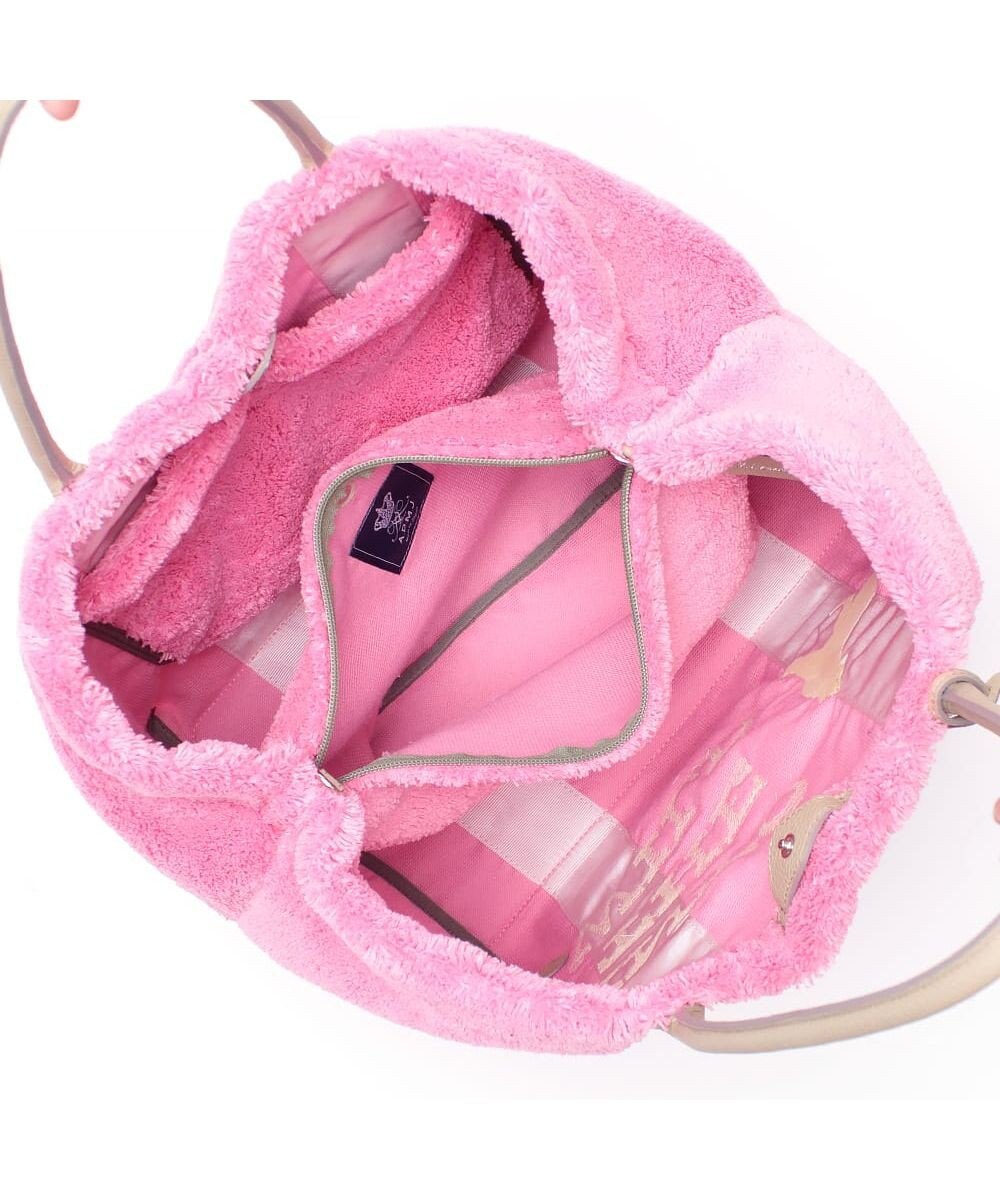 A.D.M.J. 【もこもこ】オスカー/コード刺しゅうキューブトート34cm(Dカン＋) 