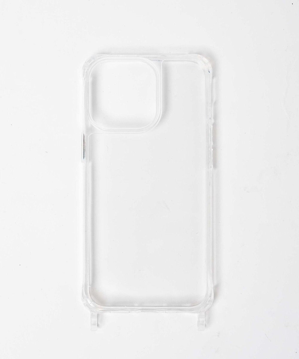 WEGO ストラップホール付きクリアiphoneケース 