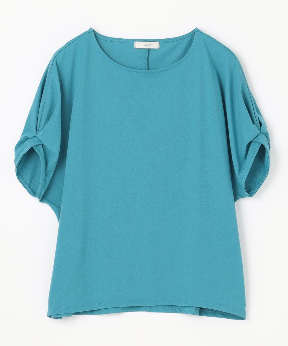 ANY 【接触冷感/UVケア/シワになりにくい】ドルマンスリーブ Tブラウス 