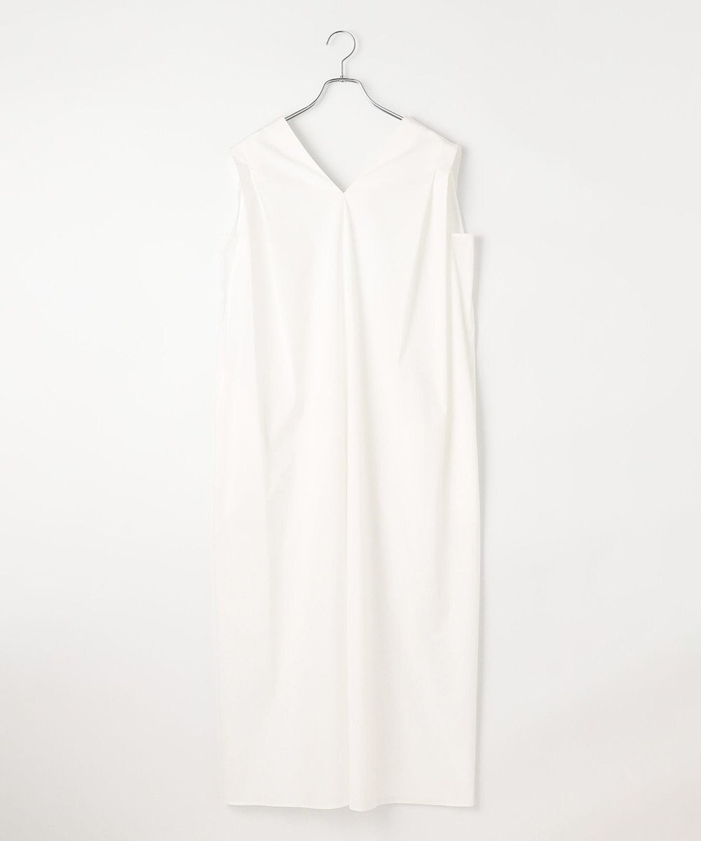 #Newans 【ANSWER for モダンベーシック】ダブルVネックロングワンピース 