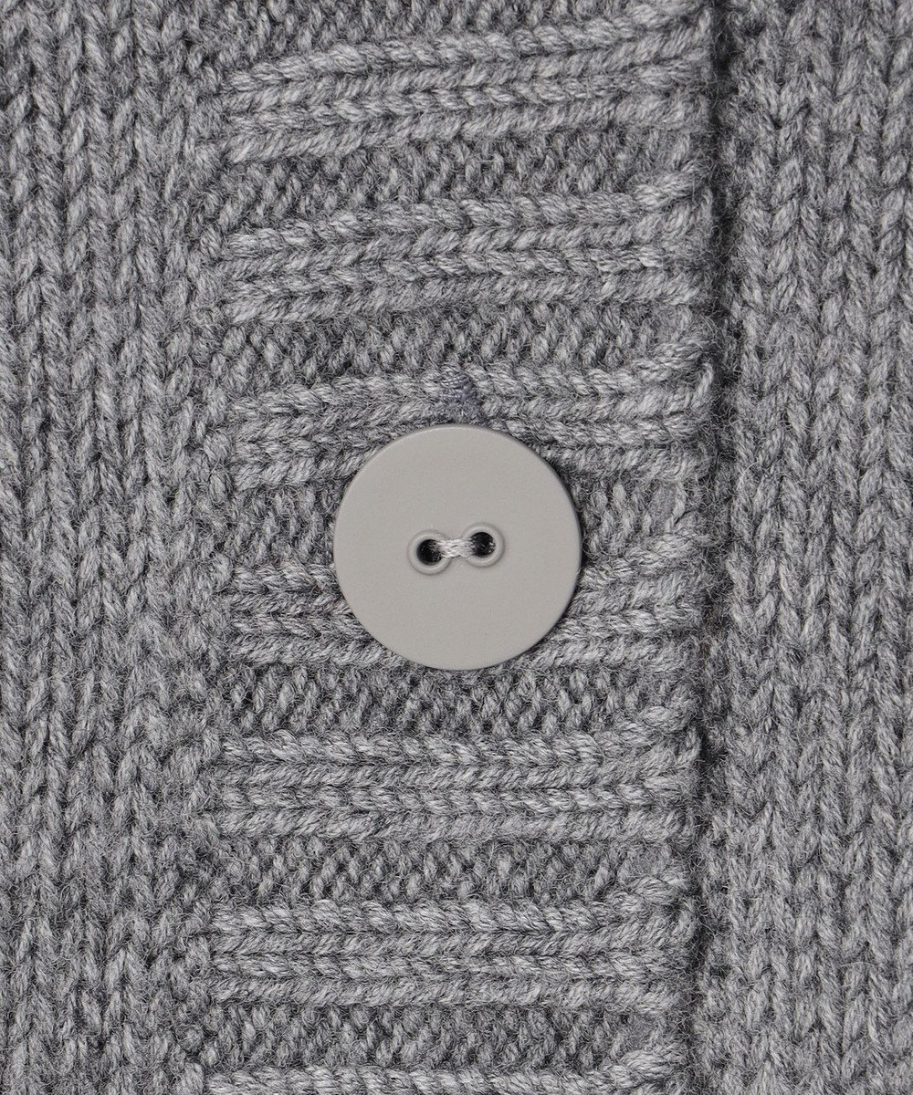 BEIGE， 【洗える】CHESTER / フェイクファーVネックカーディガン 