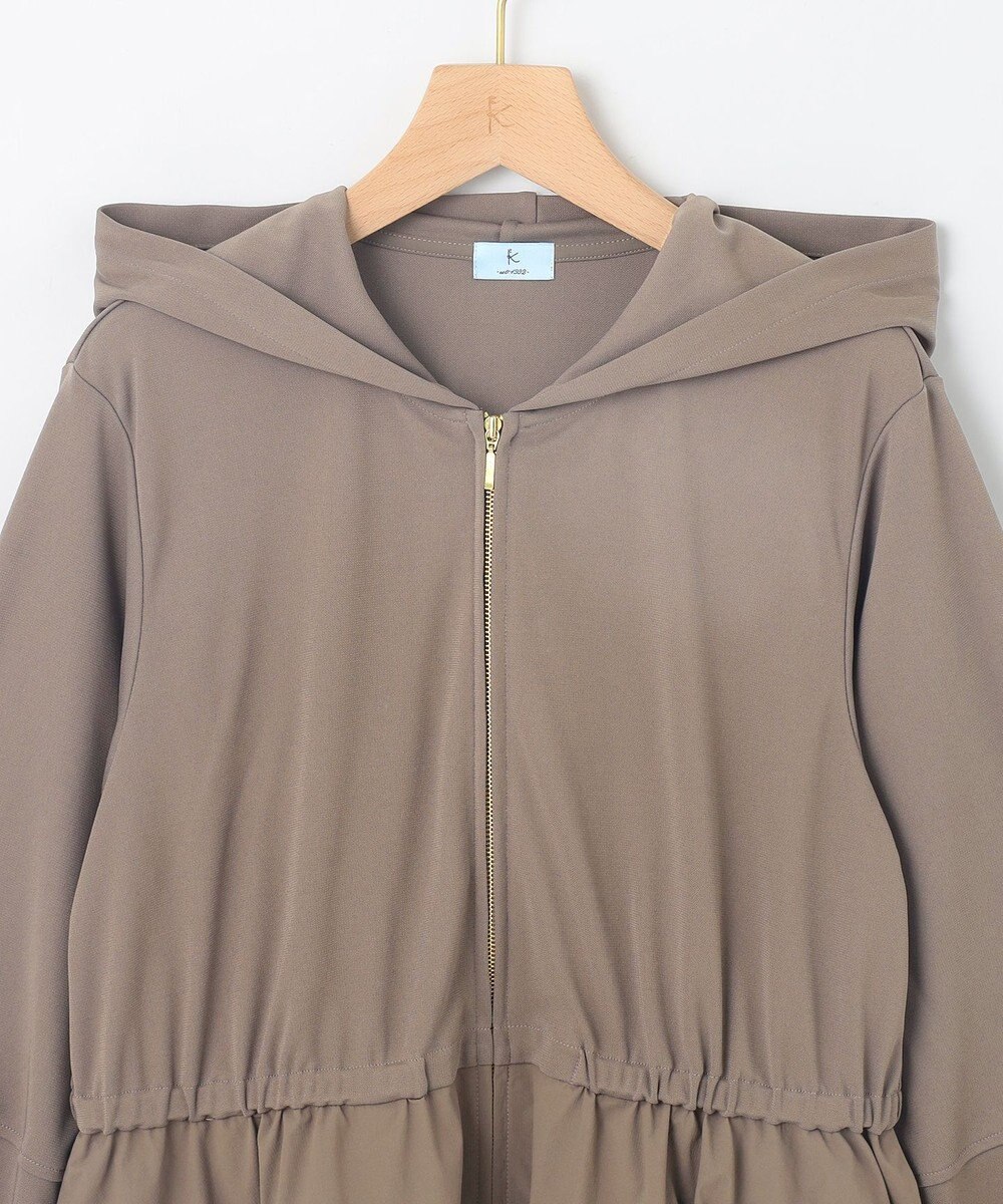 組曲 【WEB限定】ラッシュガード ペプラムパーカー 