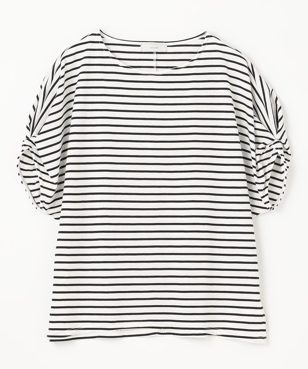 ANY 【接触冷感/UVケア/シワになりにくい】ドルマンスリーブ Tブラウス 