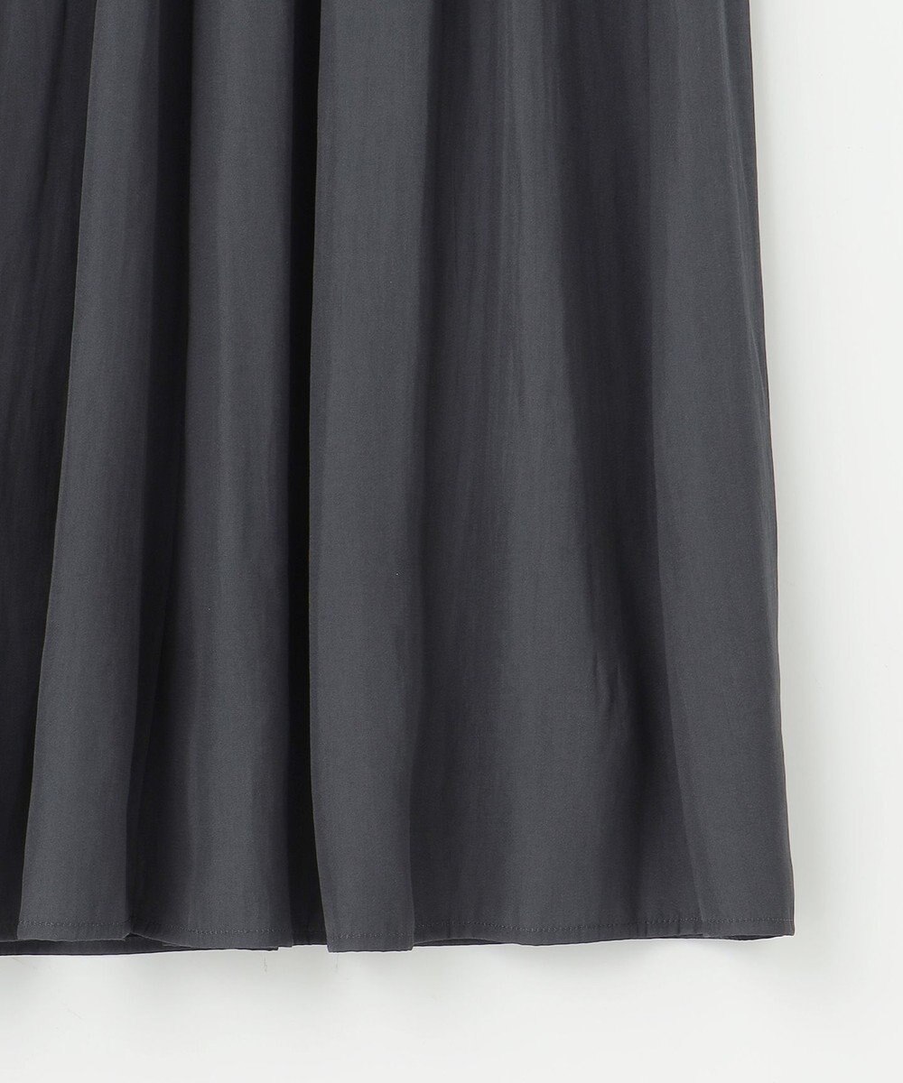 組曲 【WEB限定】ギャザーライトデシン タックスカート 