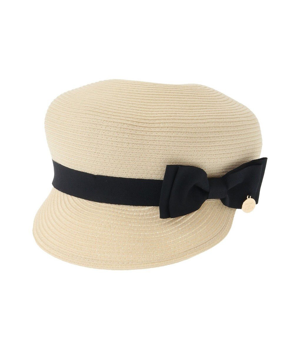 Maison de FLEUR グログランリボンキャスケット 