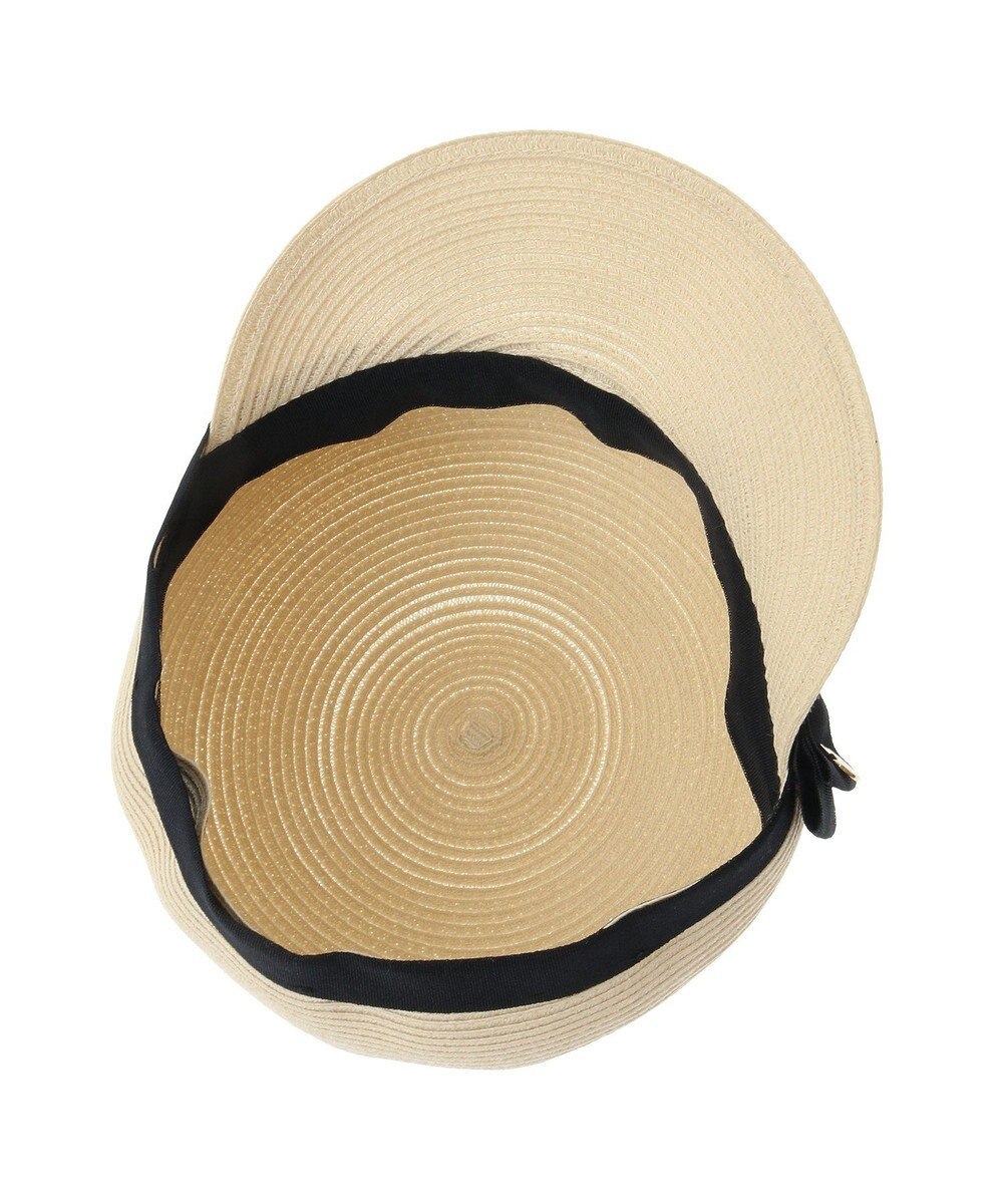 Maison de FLEUR グログランリボンキャスケット 