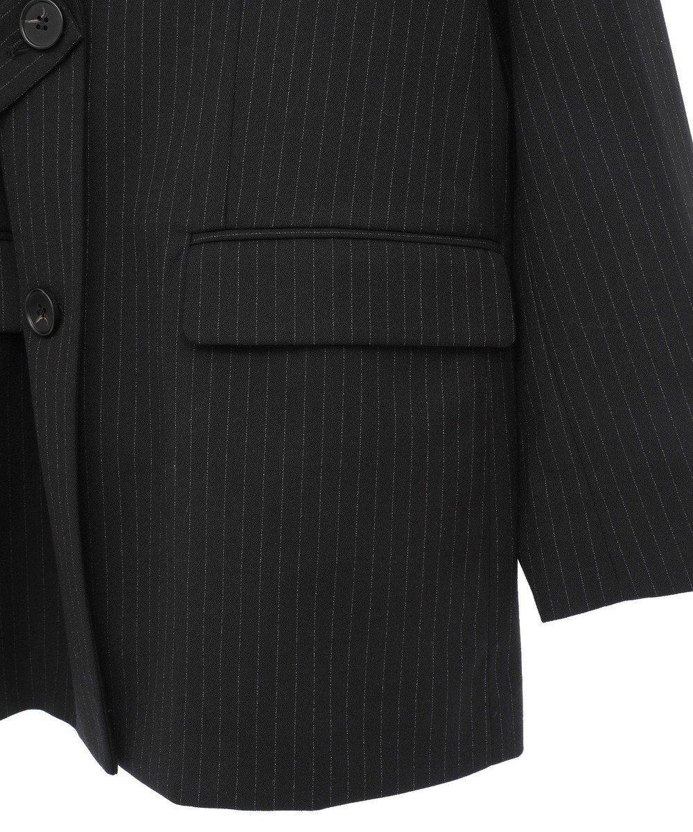 YECCA VECCA 2wayアシメデザインロングジャケット 