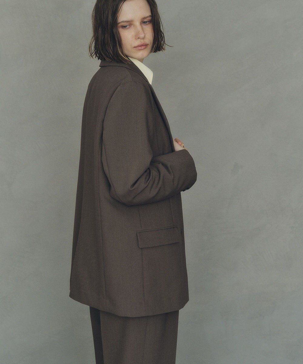 YECCA VECCA 2wayアシメデザインロングジャケット 