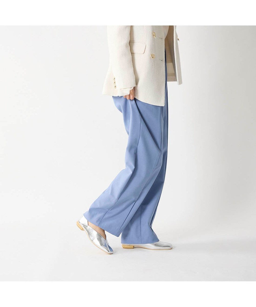 MODE ET JACOMO <carino>スクエアトゥフラットパンプス 