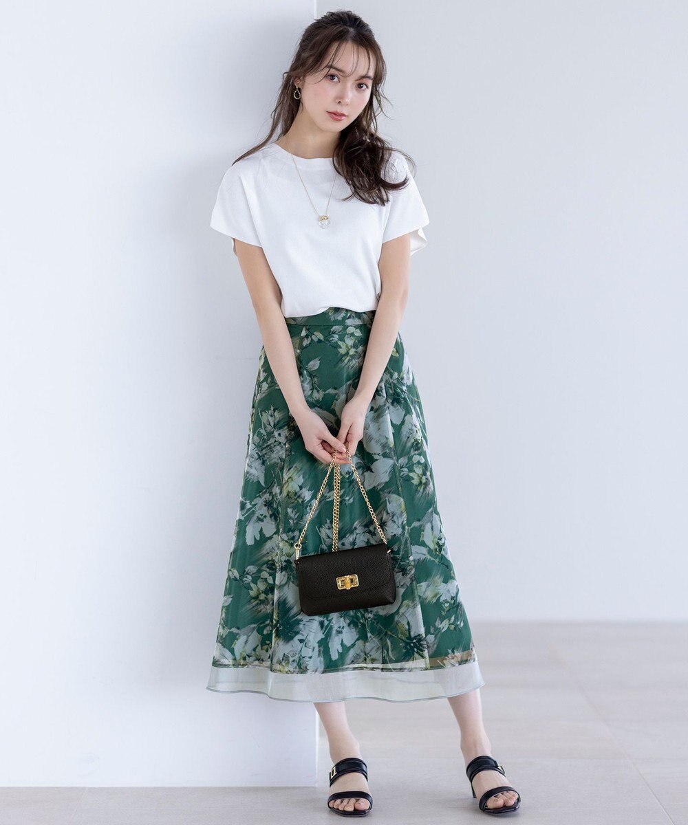 ANY SIS 【接触冷感・UVカット・洗える】ビューティクール フレンチ ニットＴ 