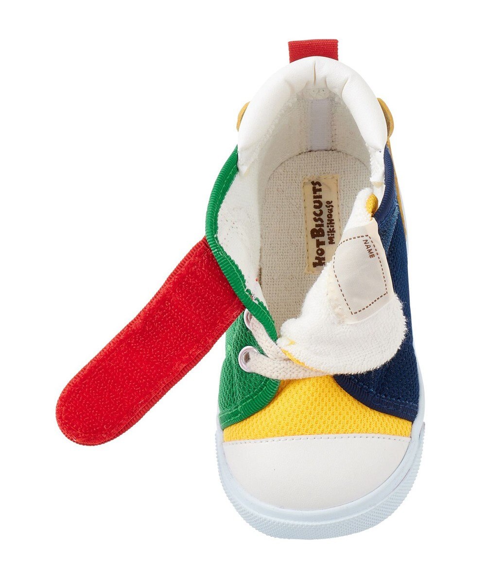 MIKI HOUSE HOT BISCUITS 【14-15cm】 顔ドン メッシュ素材 セカンド ベビーシューズ 