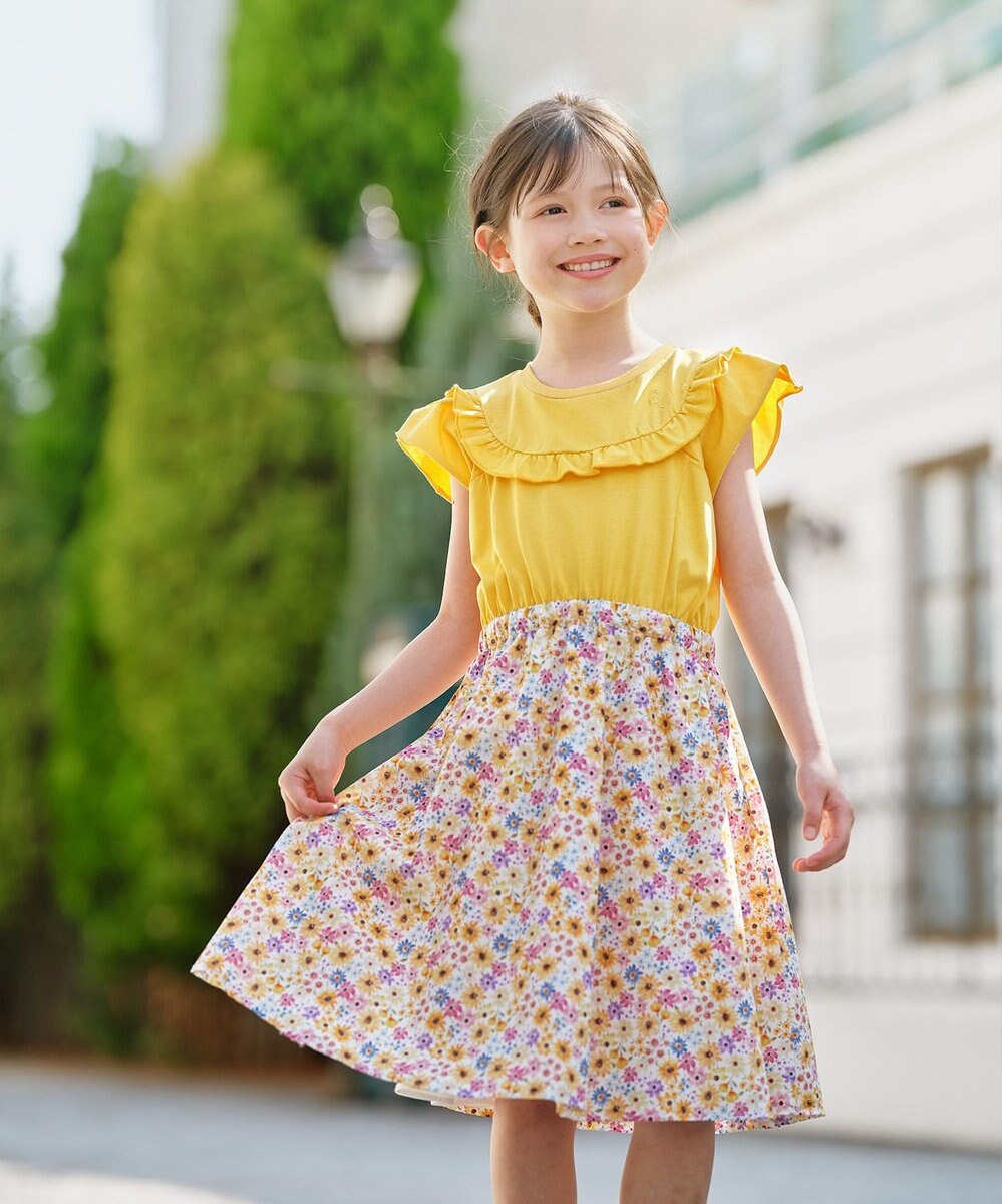 組曲 KIDS 【110-140㎝】サマーフラワー ワンピース 
