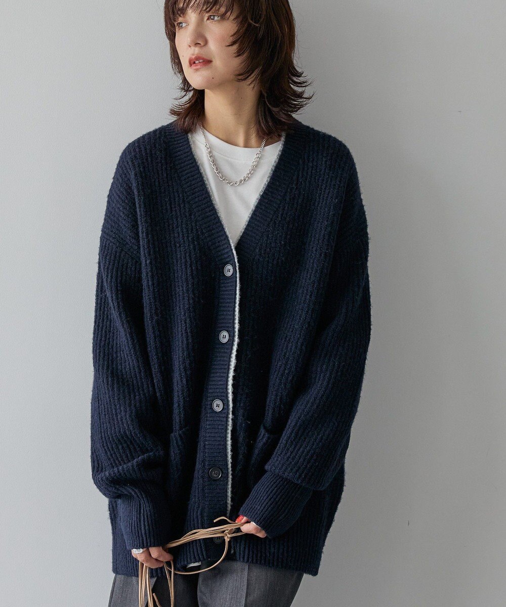 AMERICAN HOLIC レイヤードライクロングカーディガン 