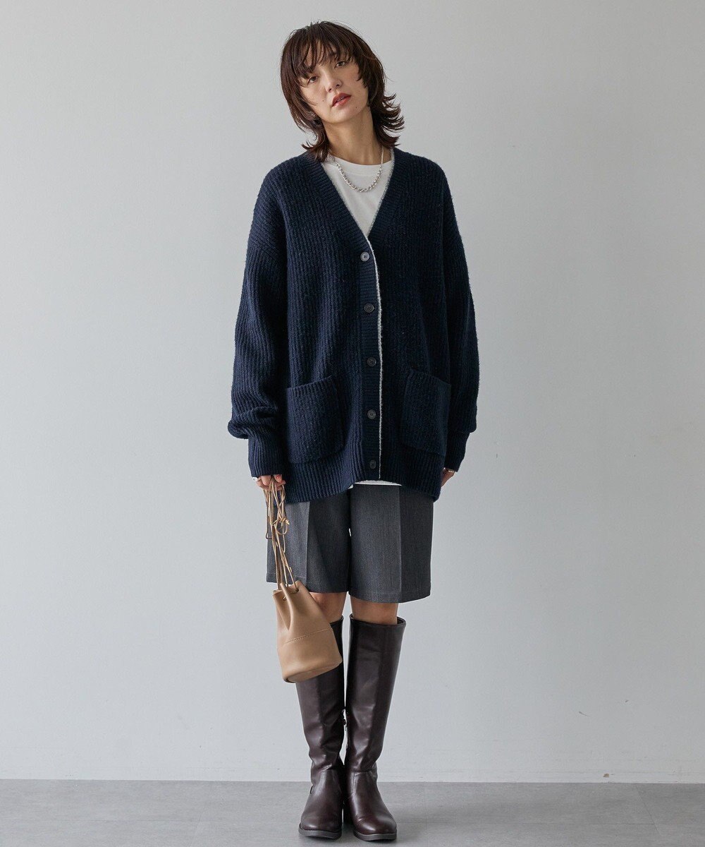 AMERICAN HOLIC レイヤードライクロングカーディガン 