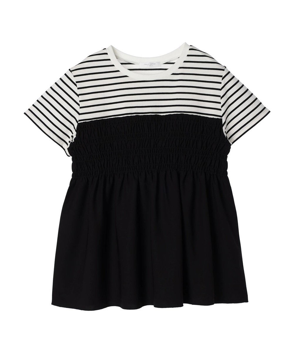 Green Parks シャーリングサテンドッキングプルオーバー 