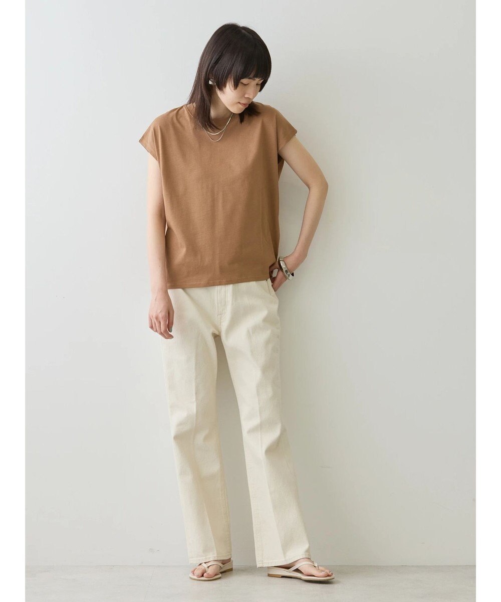 AMERICAN HOLIC 接触冷感フレンチスリーブカットプルオーバー 