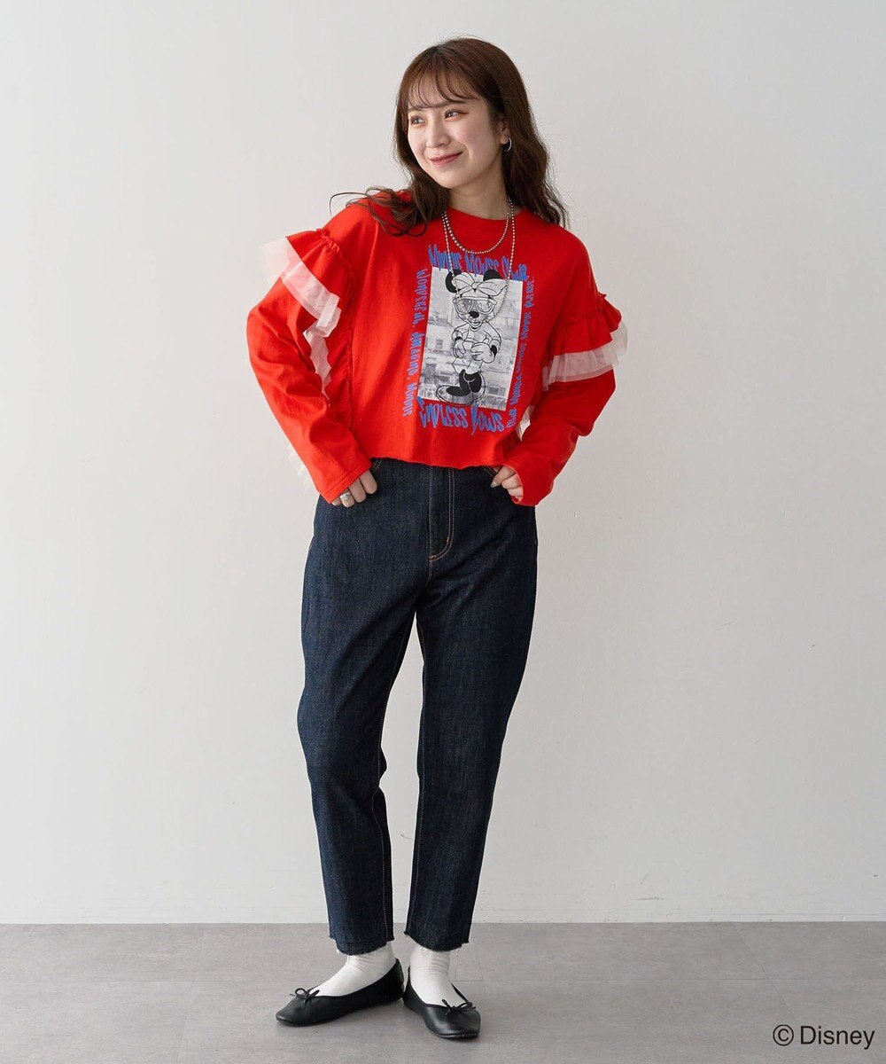 Green Parks ミッキー＆フレンズ／袖フリルショート丈ＴＥＥⅡ 