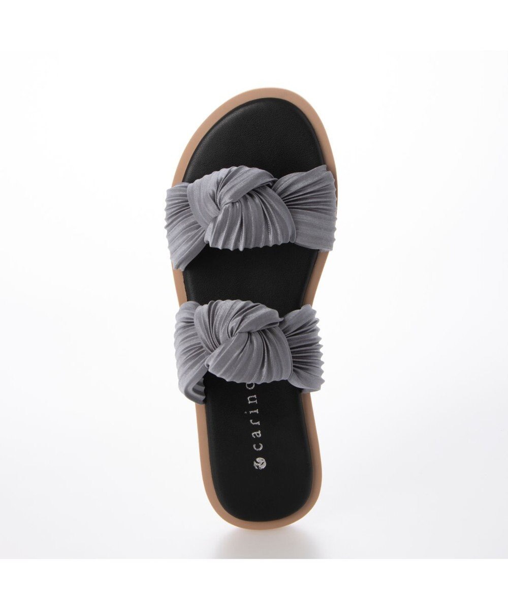 MODE ET JACOMO <carino>プリーツスポンジサンダル 