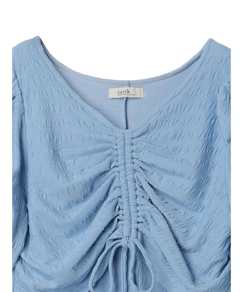 earth music&ecology やわらかカットソーレイヤード見えワンピース 