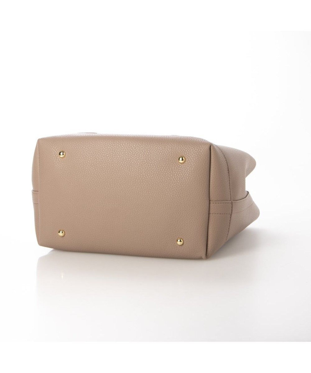 UNBILLION 【テレビ ドラマ着用アイテム】cachecache ショルダー付きパーテーション合成皮革トート 