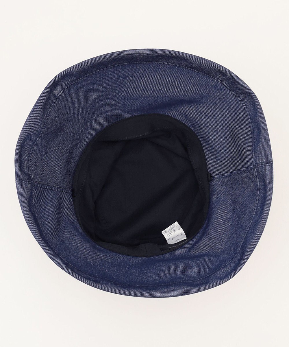 TOCCA 【UV99.9%以上カット・吸水速乾・抗菌防臭・洗える・サイズ調整可】BIG RIBBON WIDE DENIM HAT 帽子 