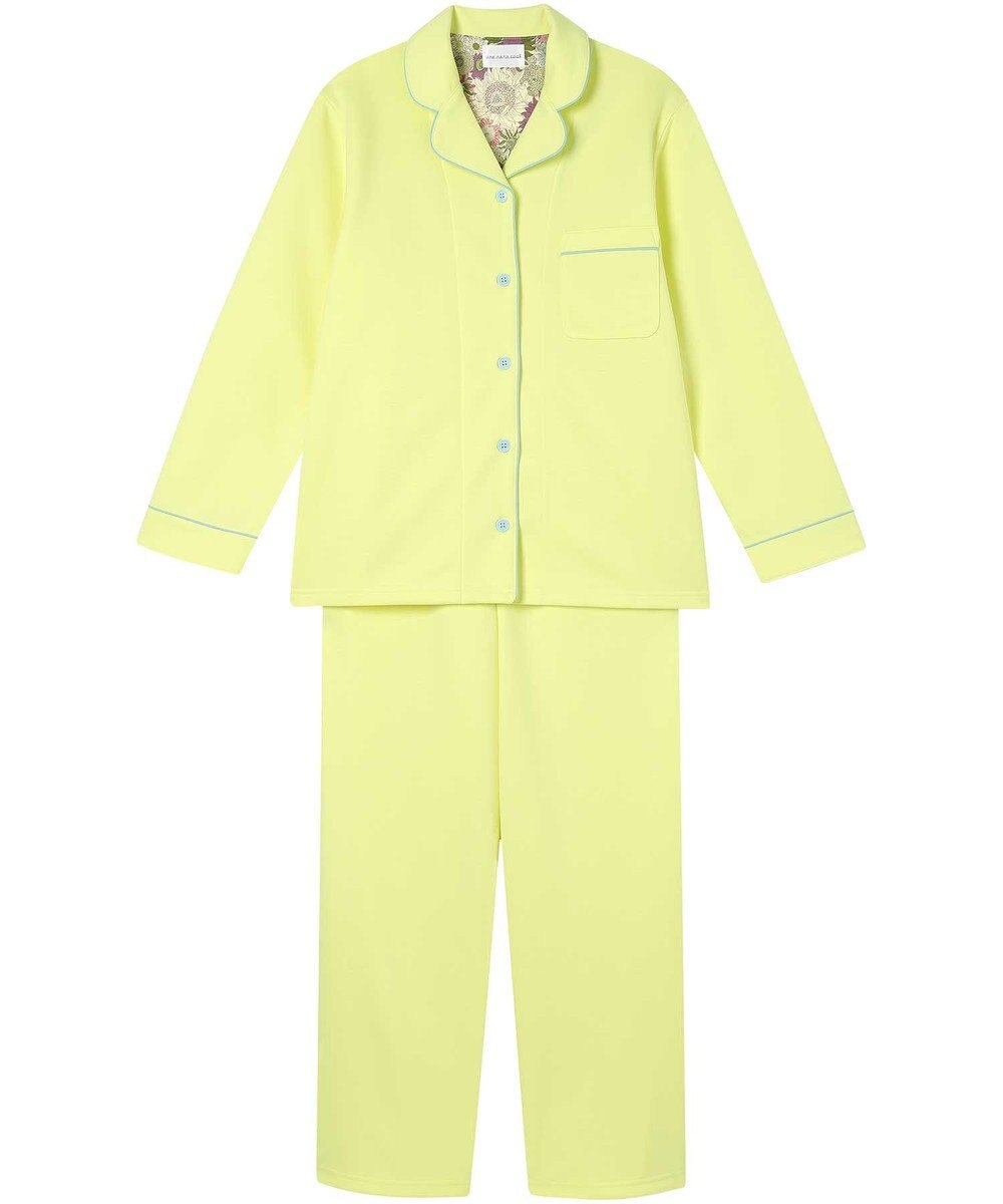 une nana cool 【綿混】ハイゲージダブルエアー 長袖開襟パジャマ MADE WITH LIBERTY FABRIC 