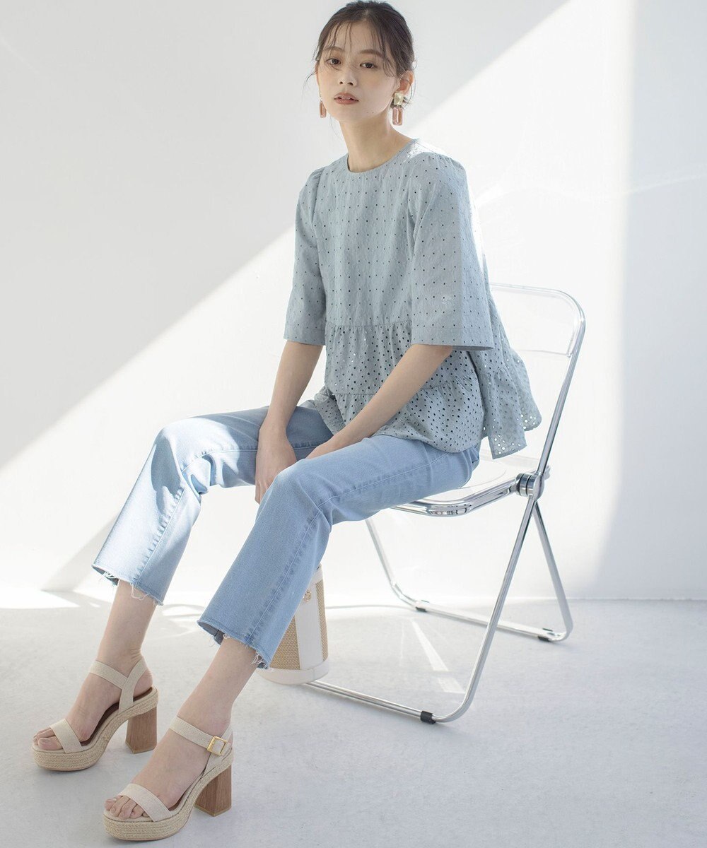 組曲 S ミッドデニム パンツ 