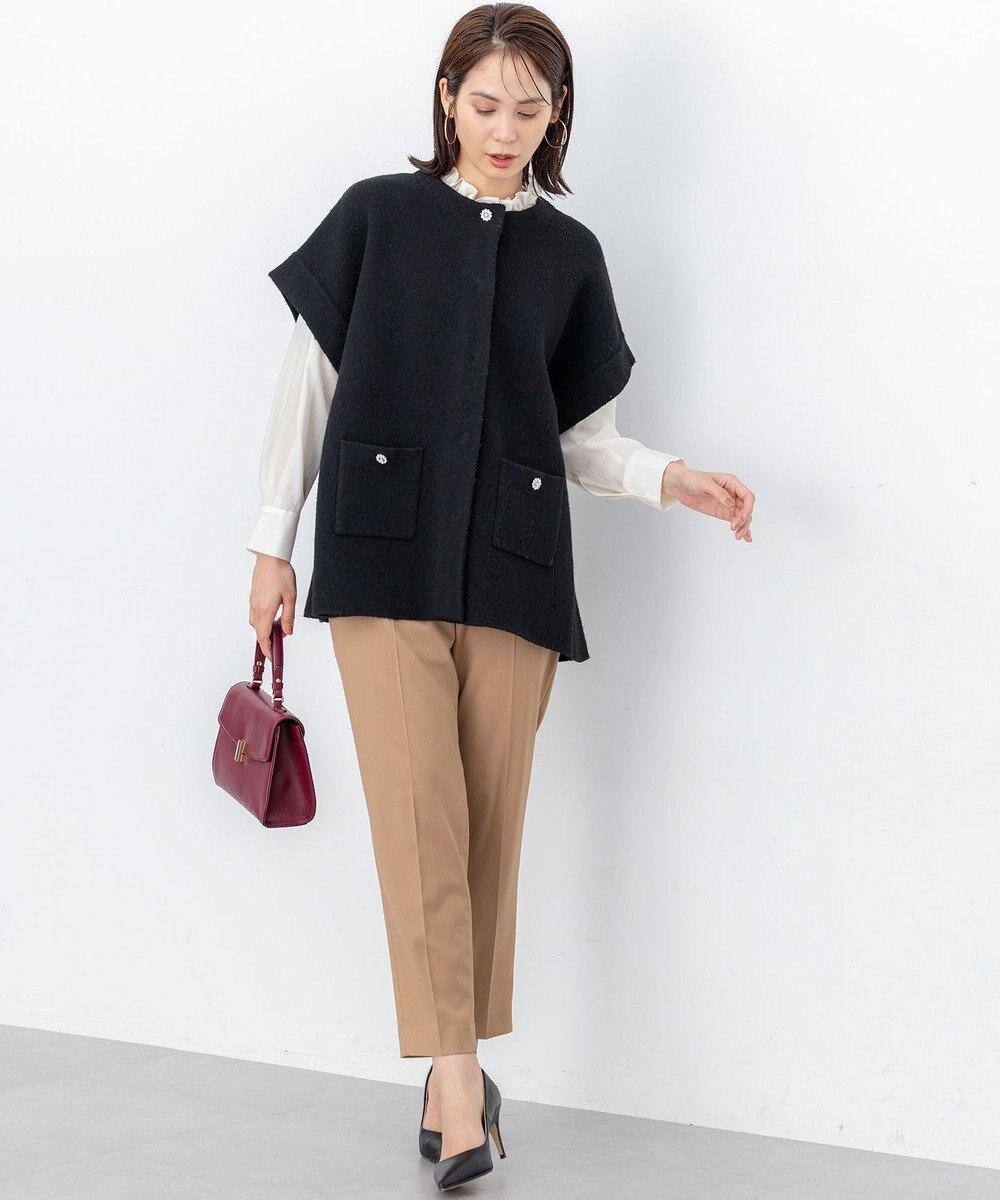 組曲 【WEB限定】プレーティングニットアウタージレ 