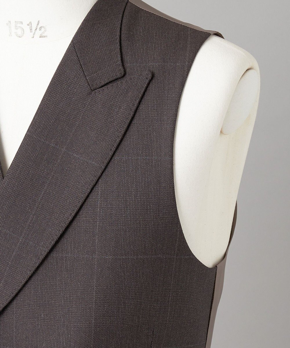 GOTAIRIKU 【ZEGNA/ゼニア】ISLANDFLEECE/アイランドフリース 3ピーススーツ（ブラウン×格子） 