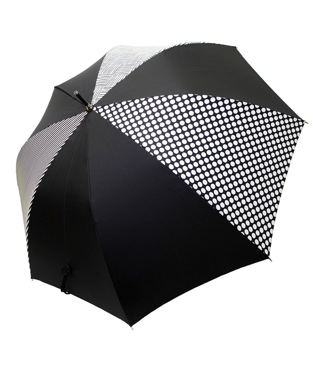 +RING レディース向け プラスリング 長傘60cm BLK T1276 